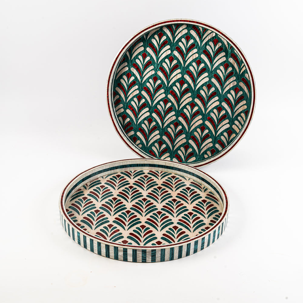 Green oasis Tray