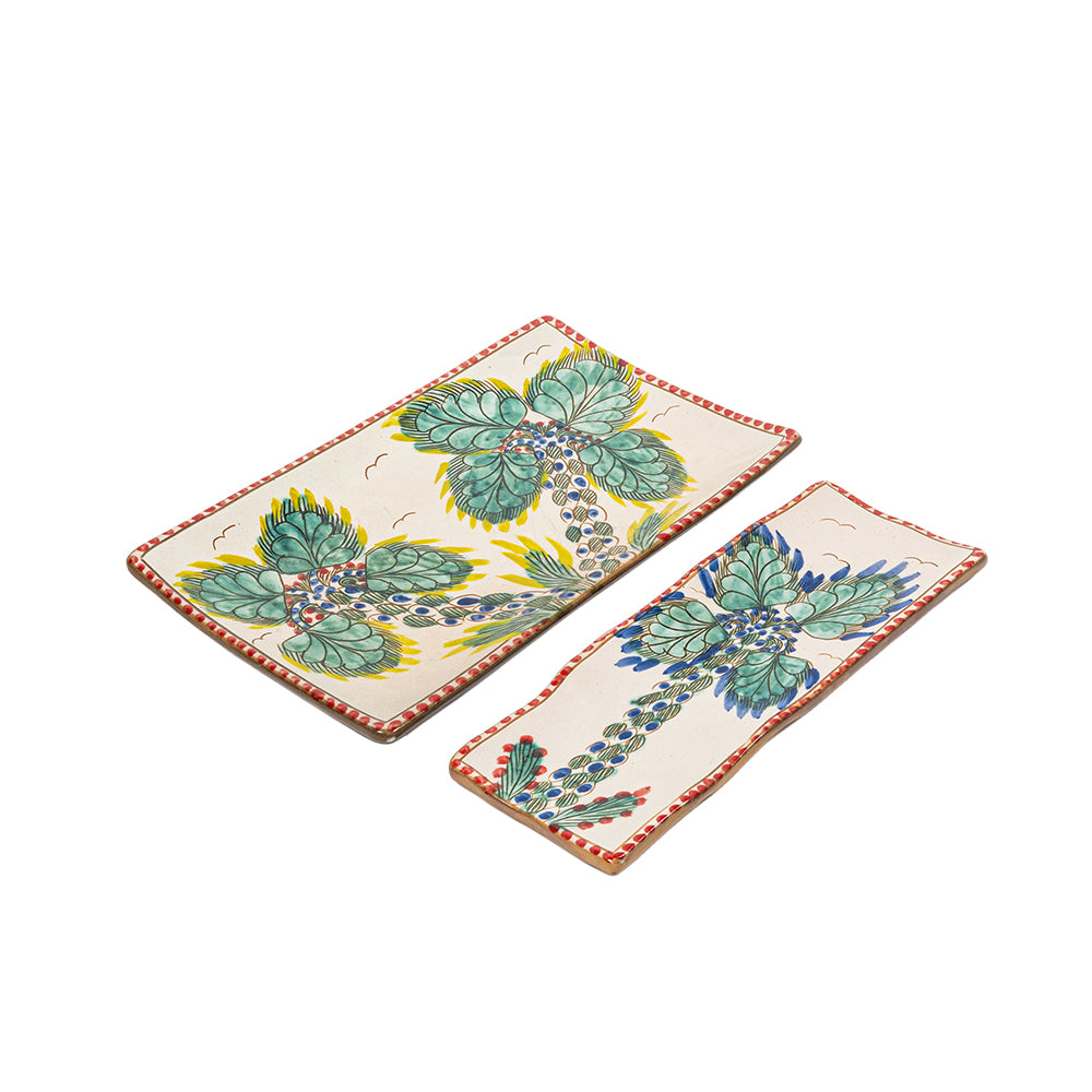 Talavera Palm Tray