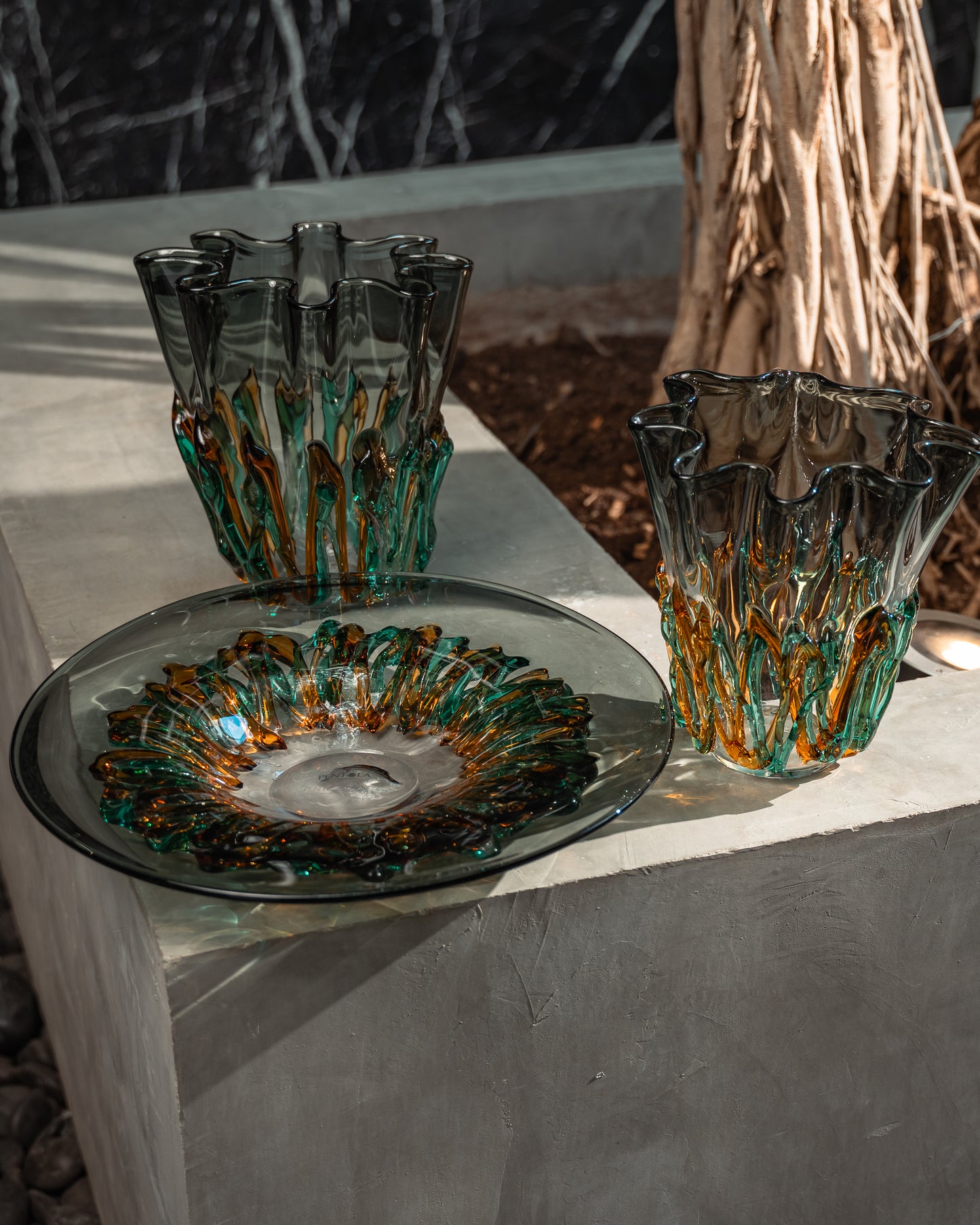 Nocturne Glass Plate