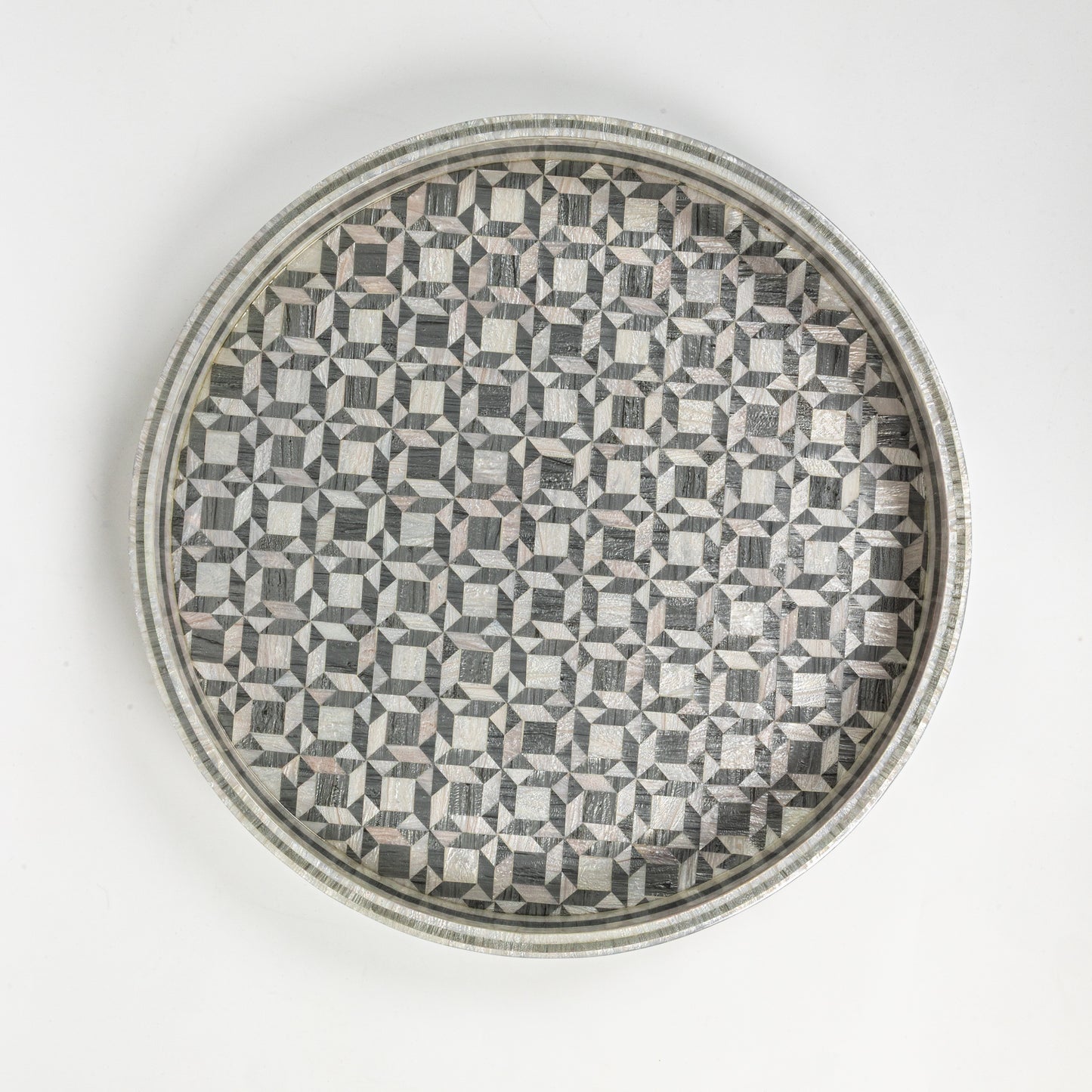 Grey Andalus Mosaic Tray (NEW)