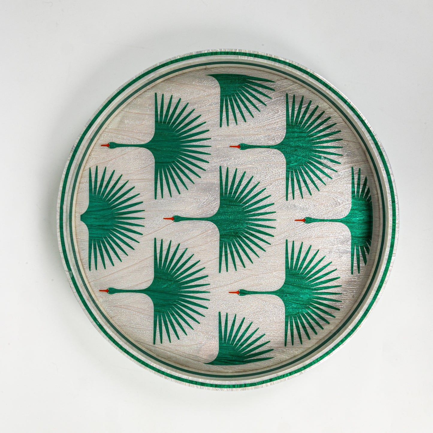 Emerald Swan Lune Tray (NEW)