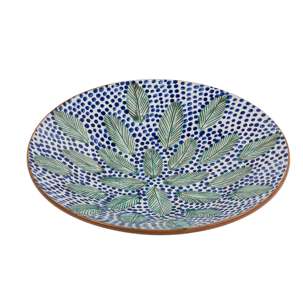 Green Round Plate