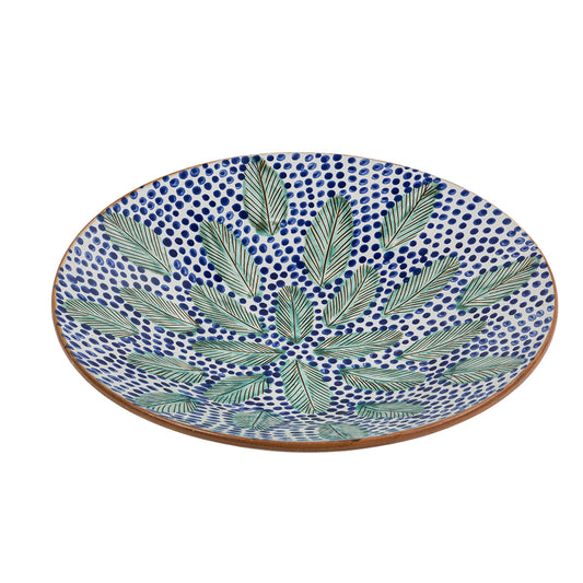 Green Round Plate