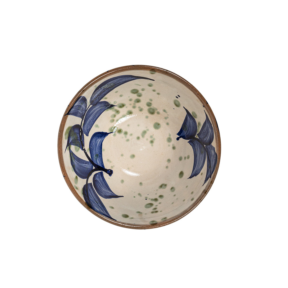 Blue Leaf Bowl Small