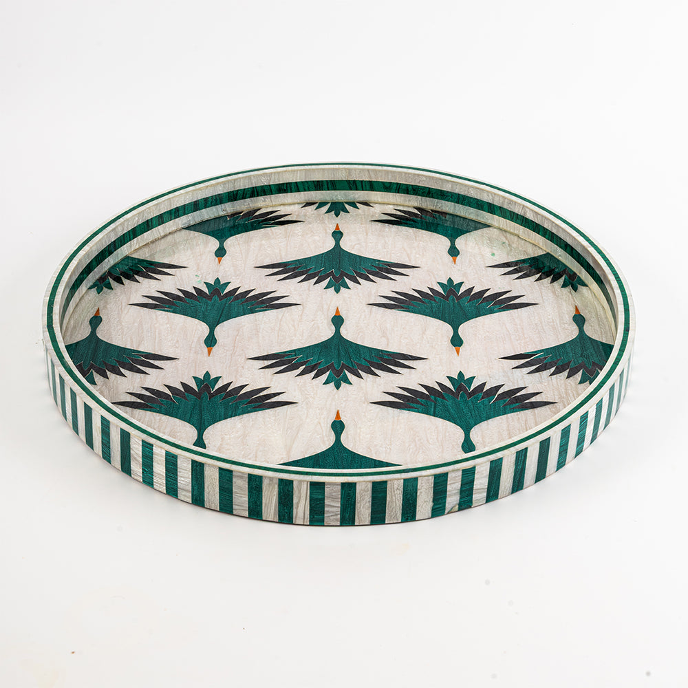 Green Swan Tray