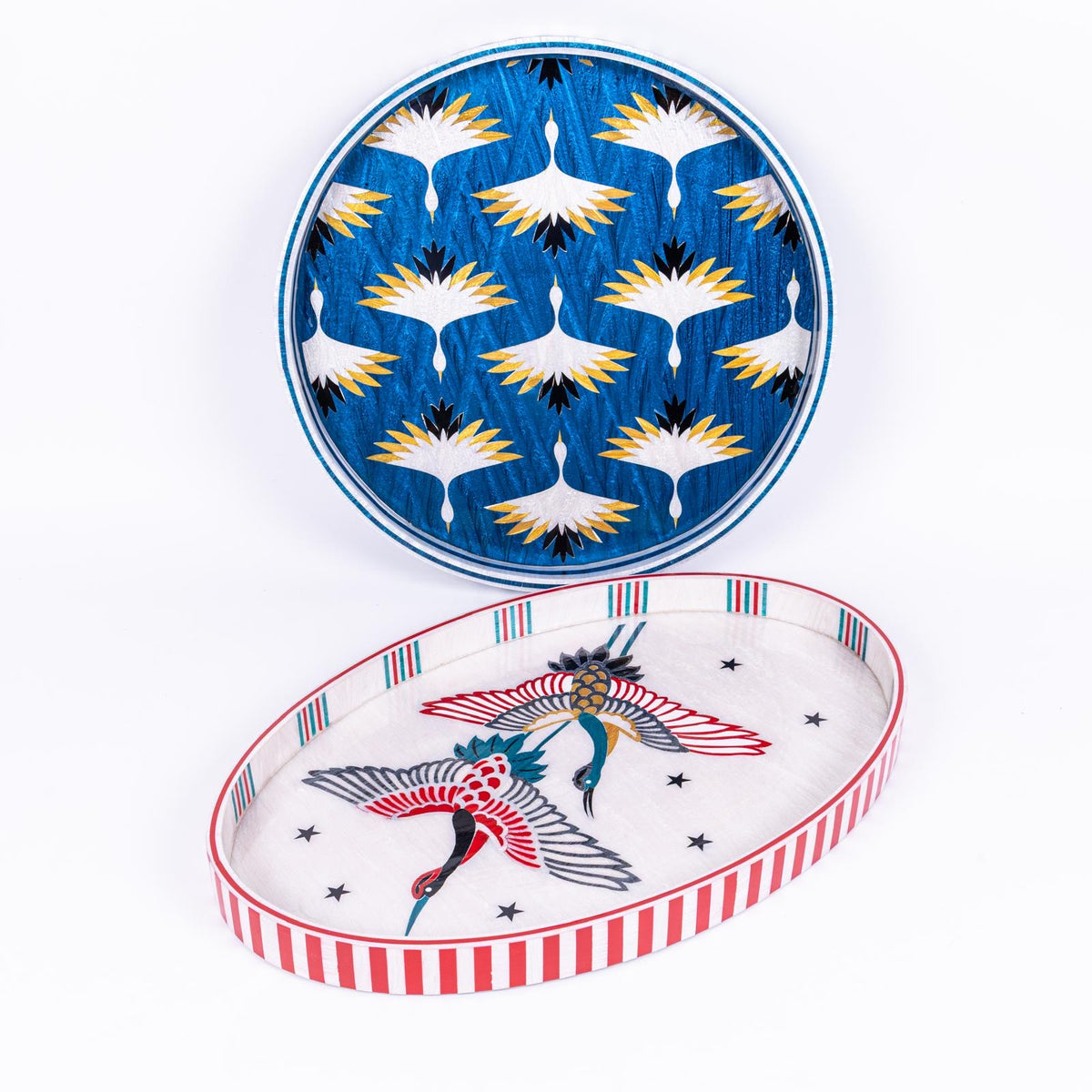 Twins Carnes- Oval Tray