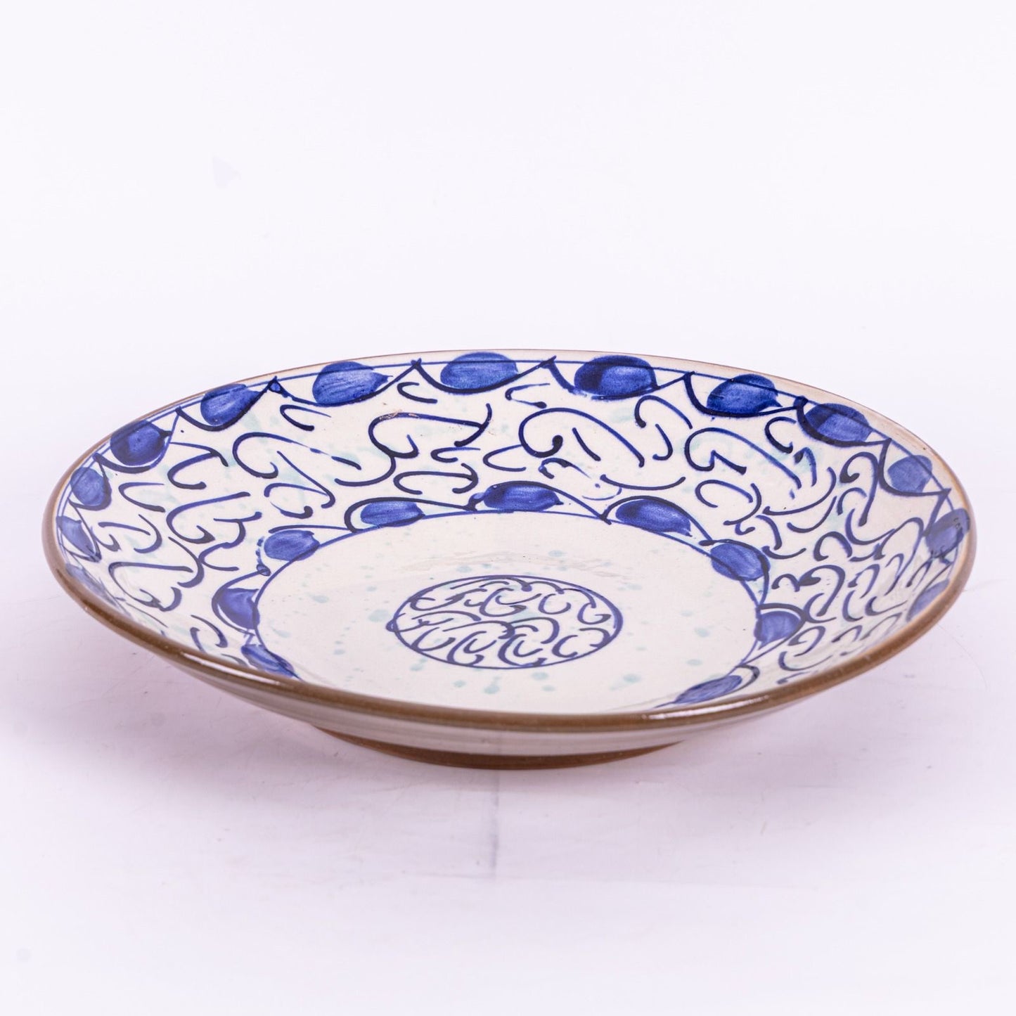 Indigo Arabesque Plate