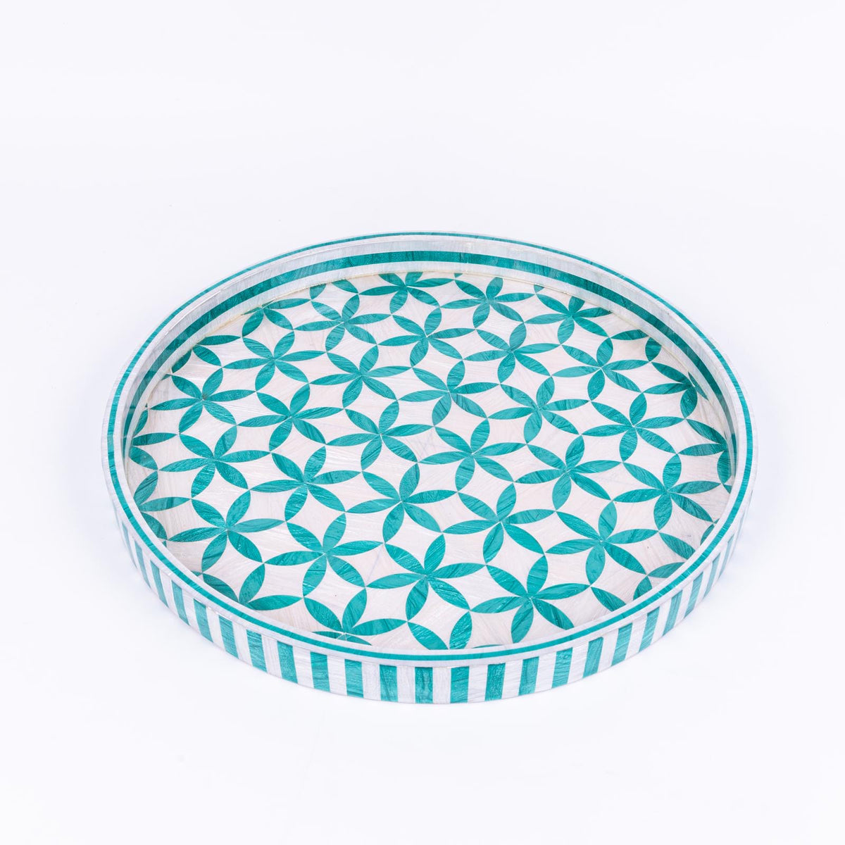 Bloom Round Iovry Tray