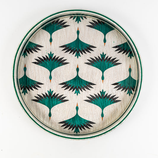 Green Swan Tray