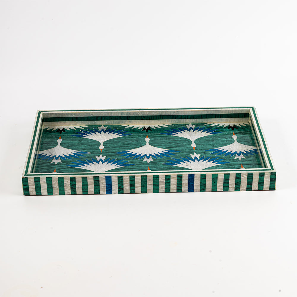 Pearl Swan Tray