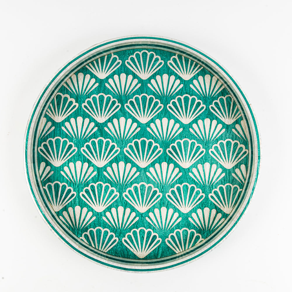 Green Shell Tray