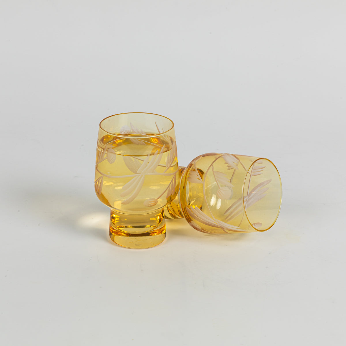The Amber Laurel  | Water Glasses Set