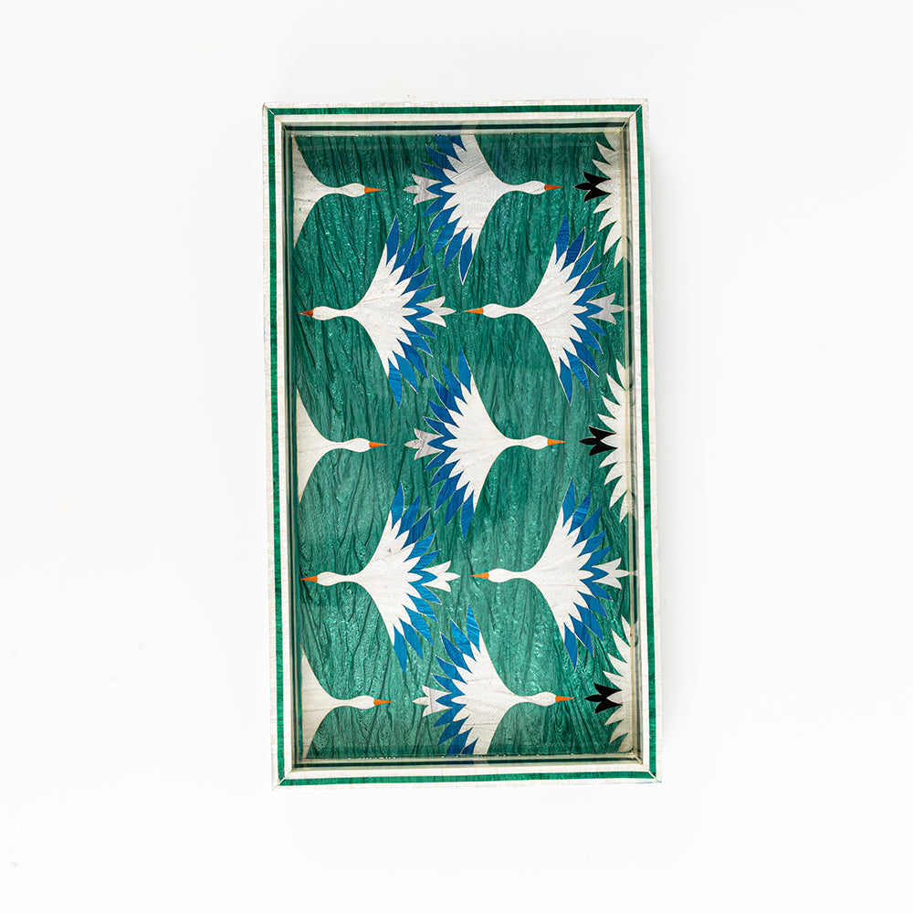 Pearl Swan Tray