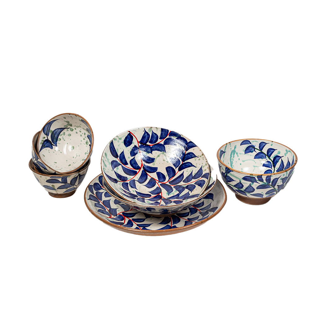 Azure Vine Plate Mid