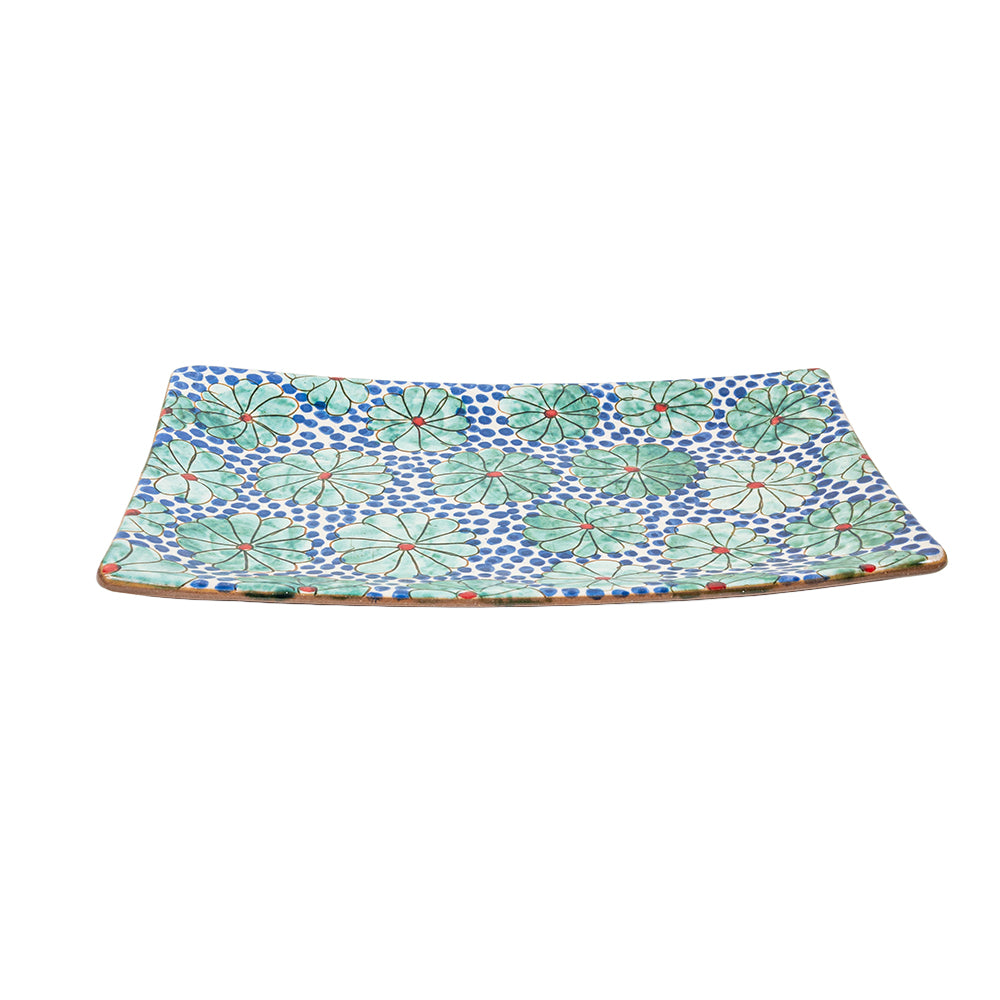 Flora Large Rectangular Plate