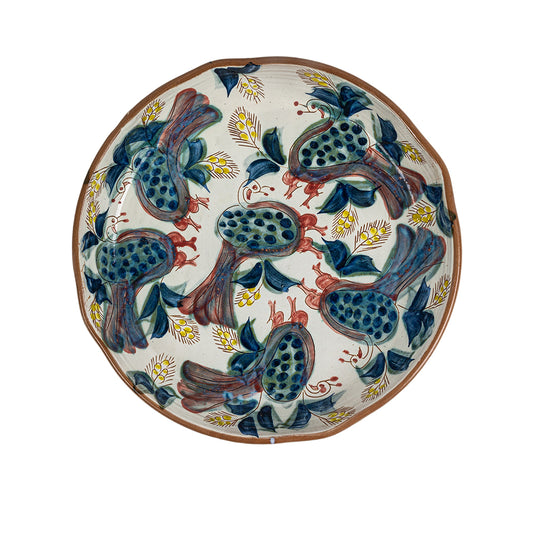 Peacock Round Plate