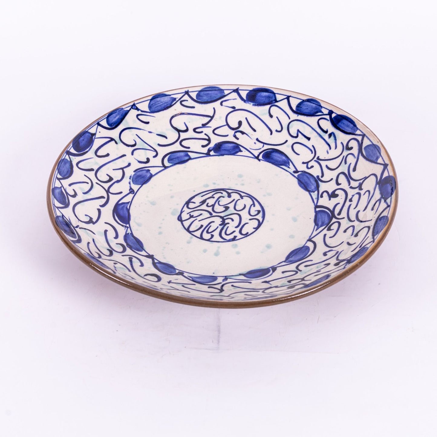 Indigo Arabesque Plate