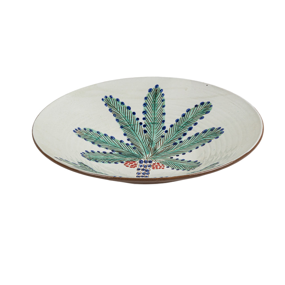 Palm Grove Round Plate