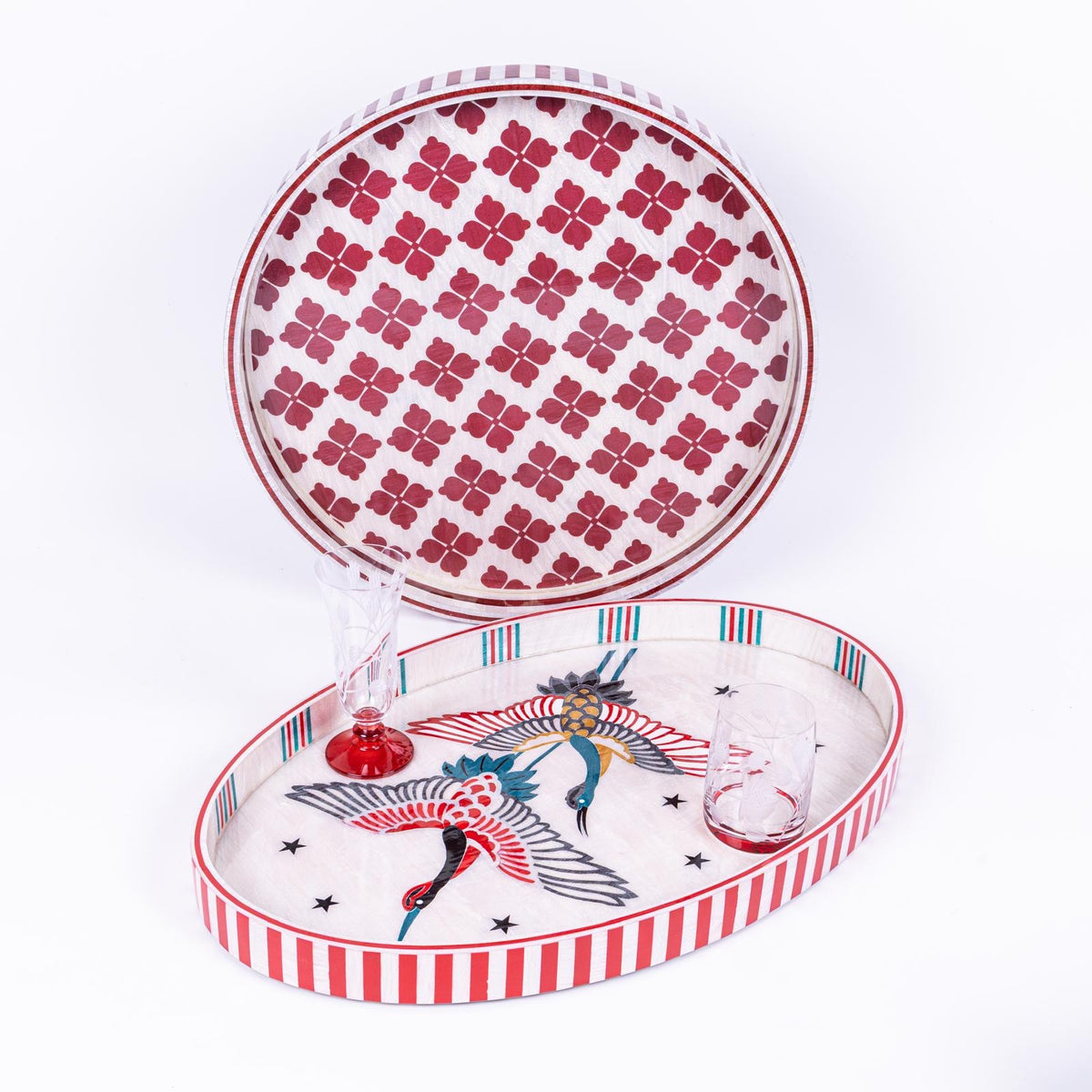 Twins Carnes- Oval Tray