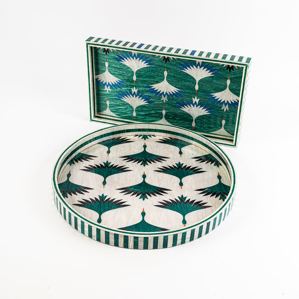 Pearl Swan Tray