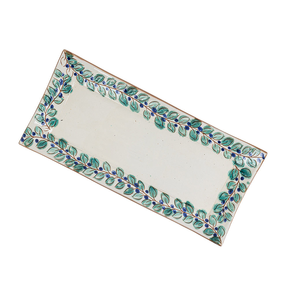 Olive Vine Rectangular Plate