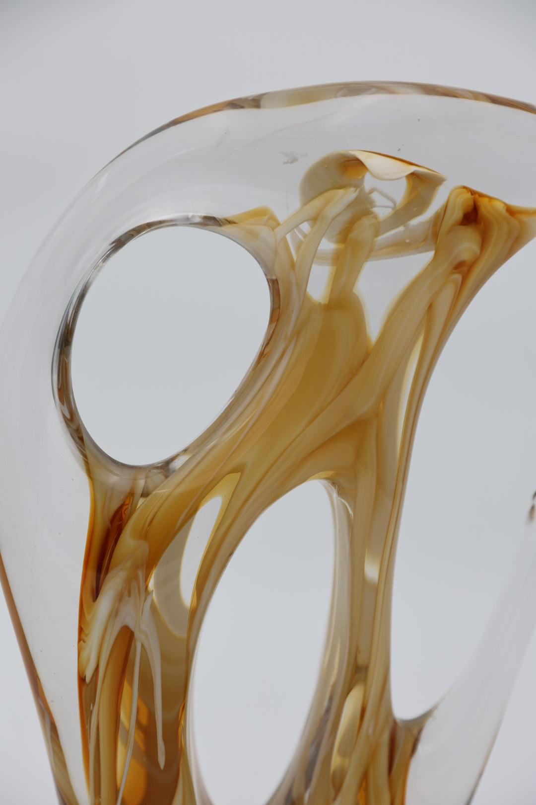 Honey Marble Drift Sculpture (Medium)