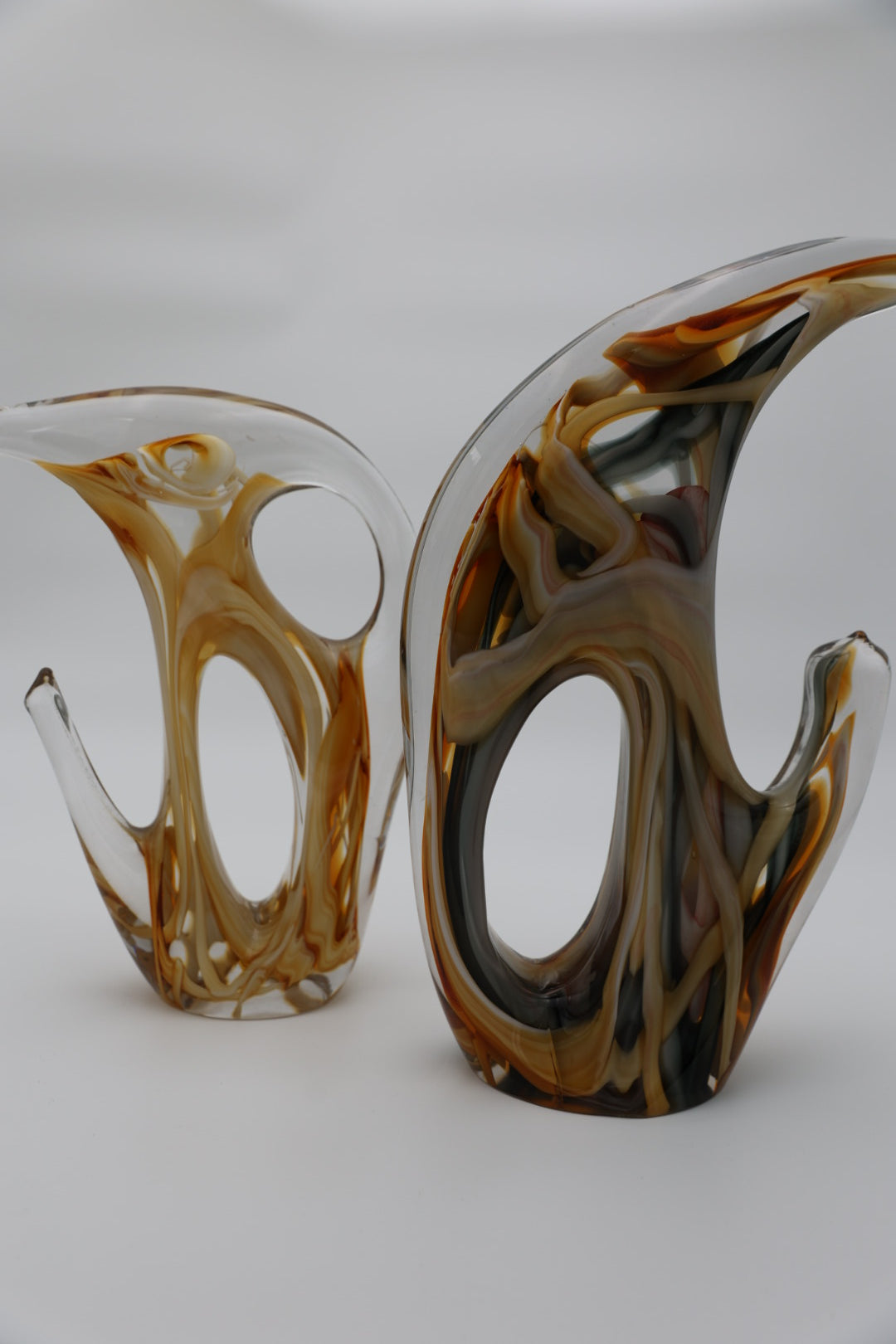 Honey Marble Drift Sculpture (Medium)