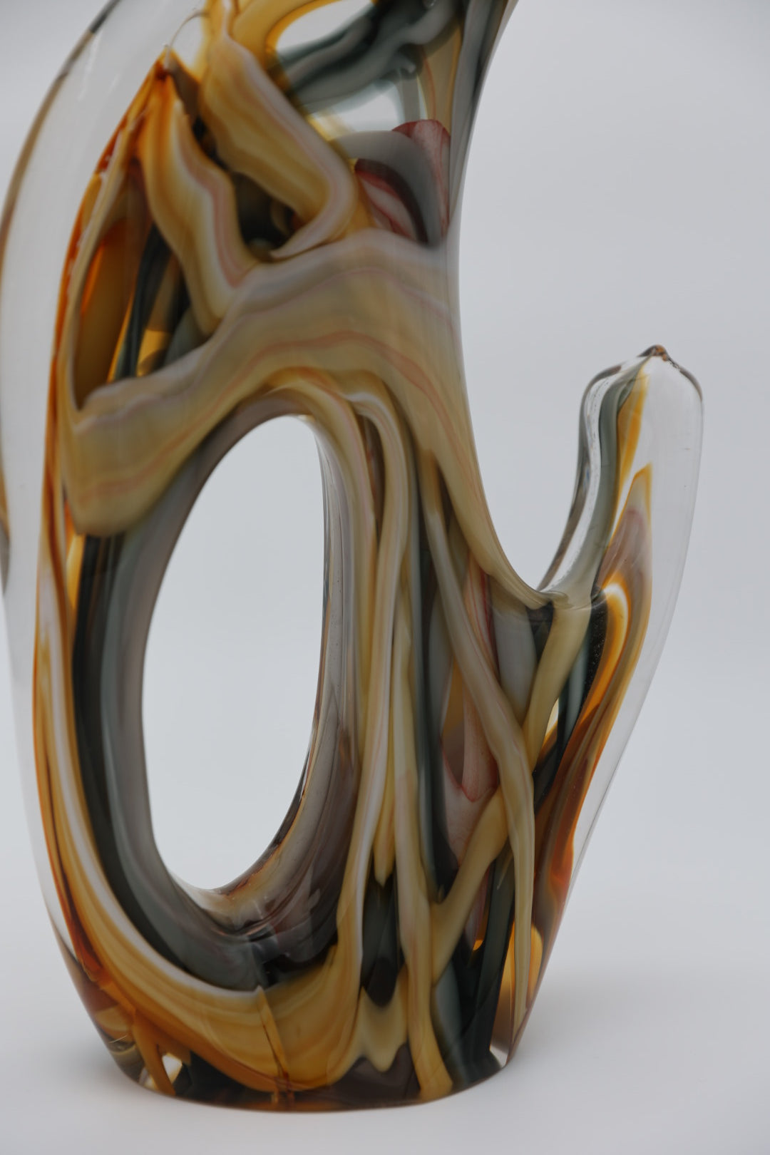 Honey Marble Drift Sculpture (Large)