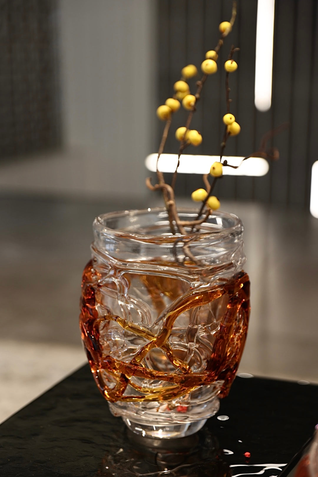 Honey Swirl Vase (Medium)