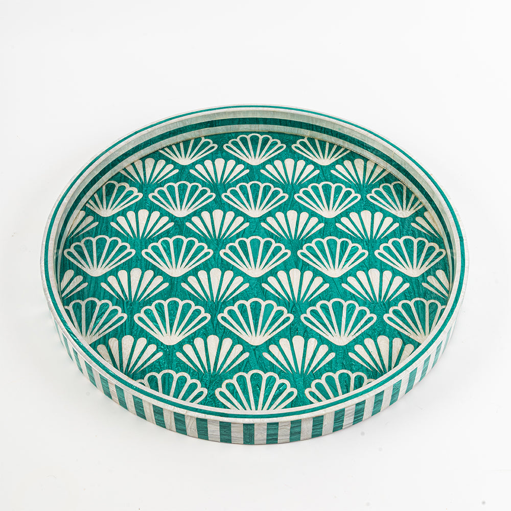 Green Shell Tray