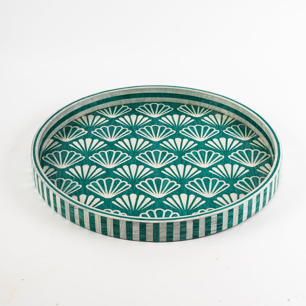 Green Shell Tray