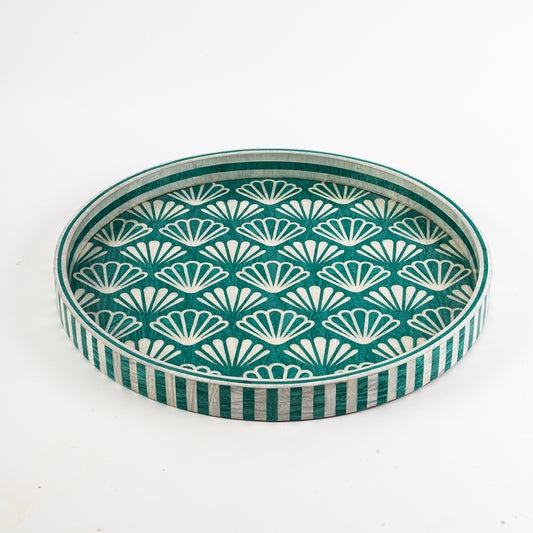Green Shell Tray