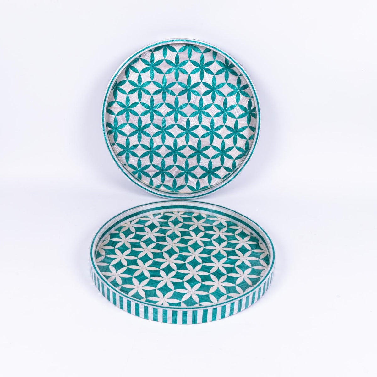 Bloom Round Iovry Tray