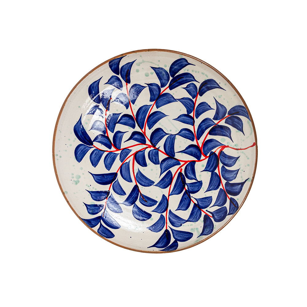 Azure Vine Plate Mid