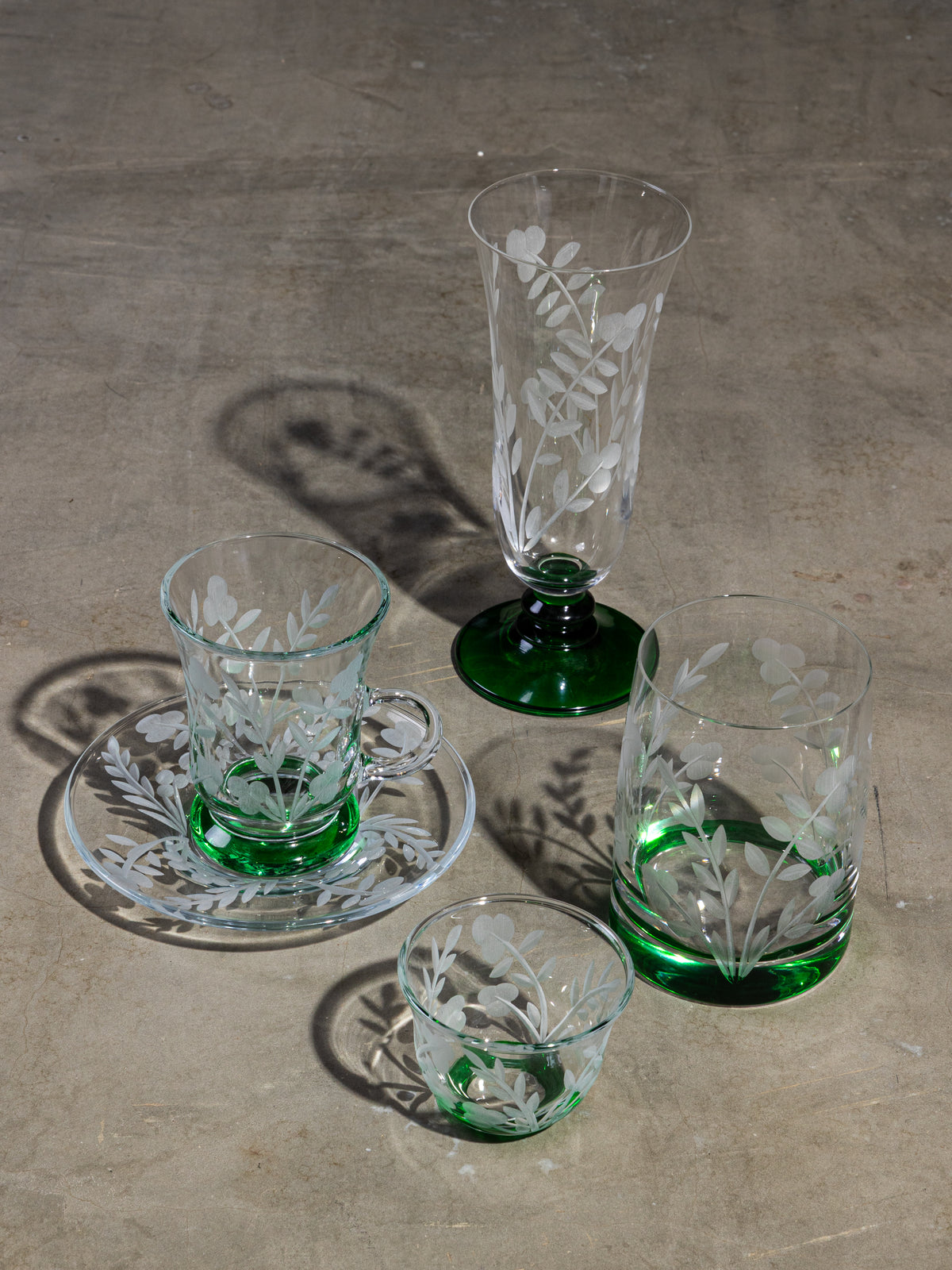 The Green Laurel  | Tea & Coffee Set