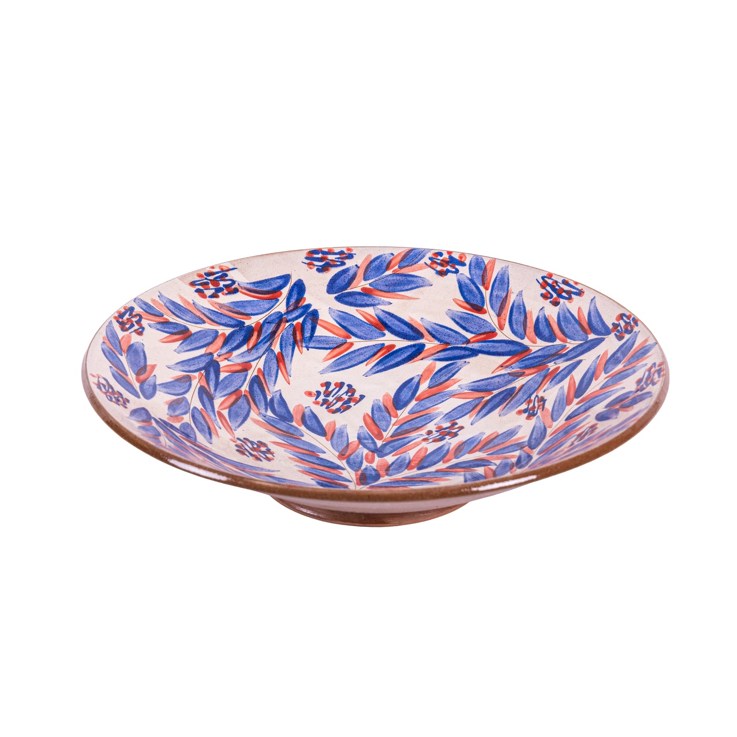 Coral Azure Garden Plate