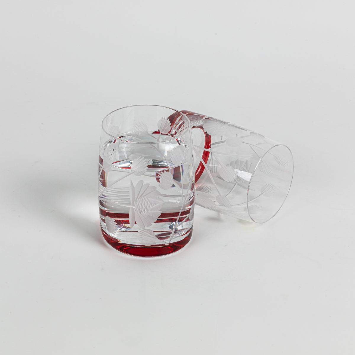 The Red Laurel  | Water Glasses Set