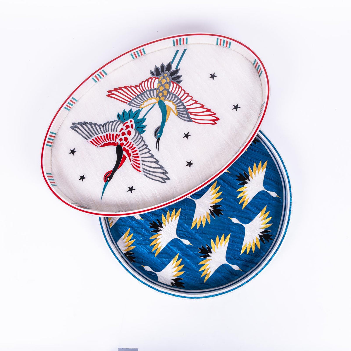 Twins Carnes- Oval Tray