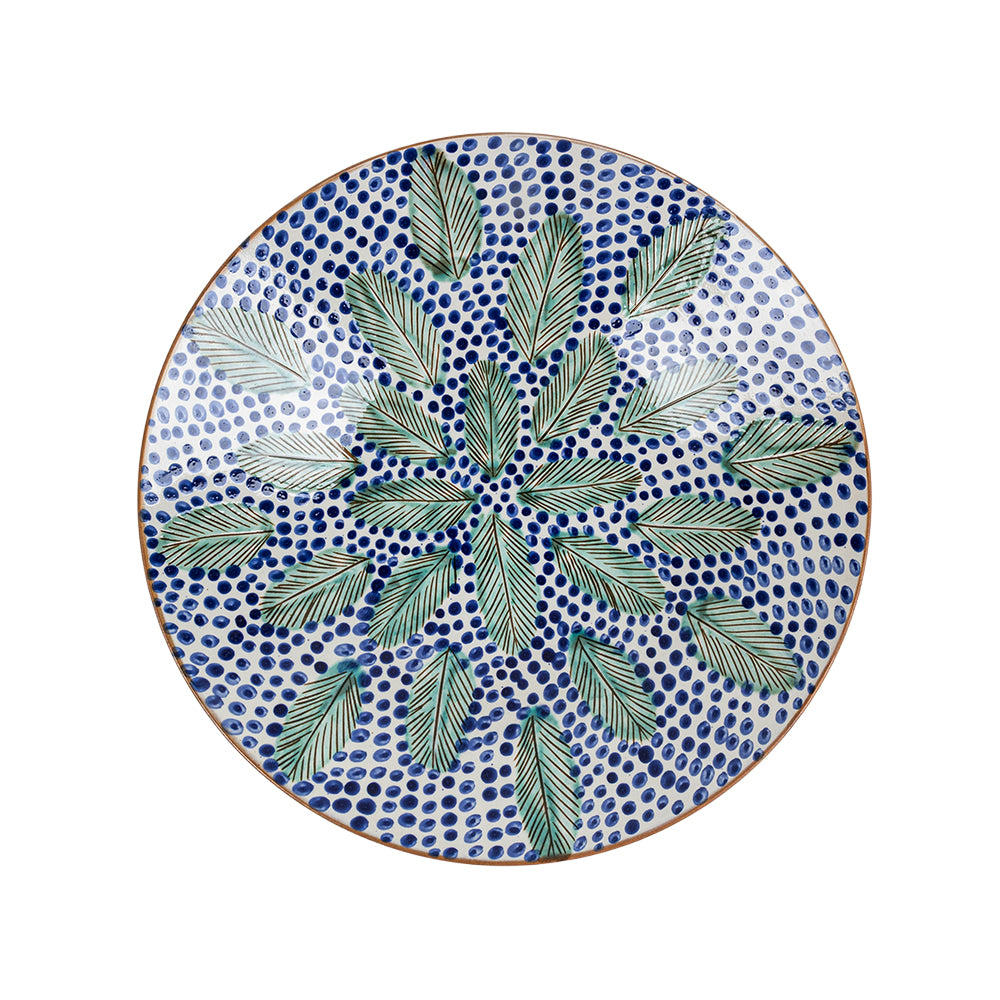 Green Round Plate