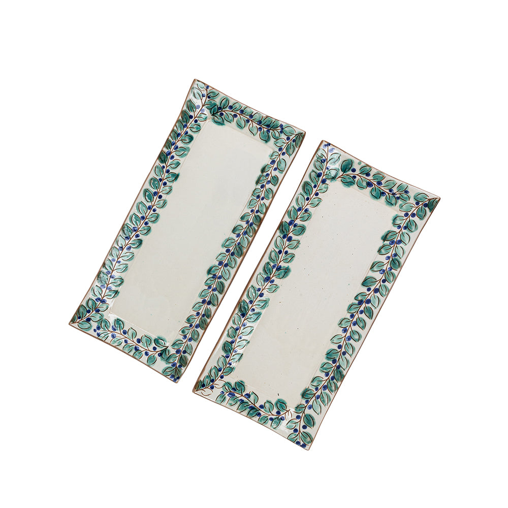 Olive Vine Rectangular Plate