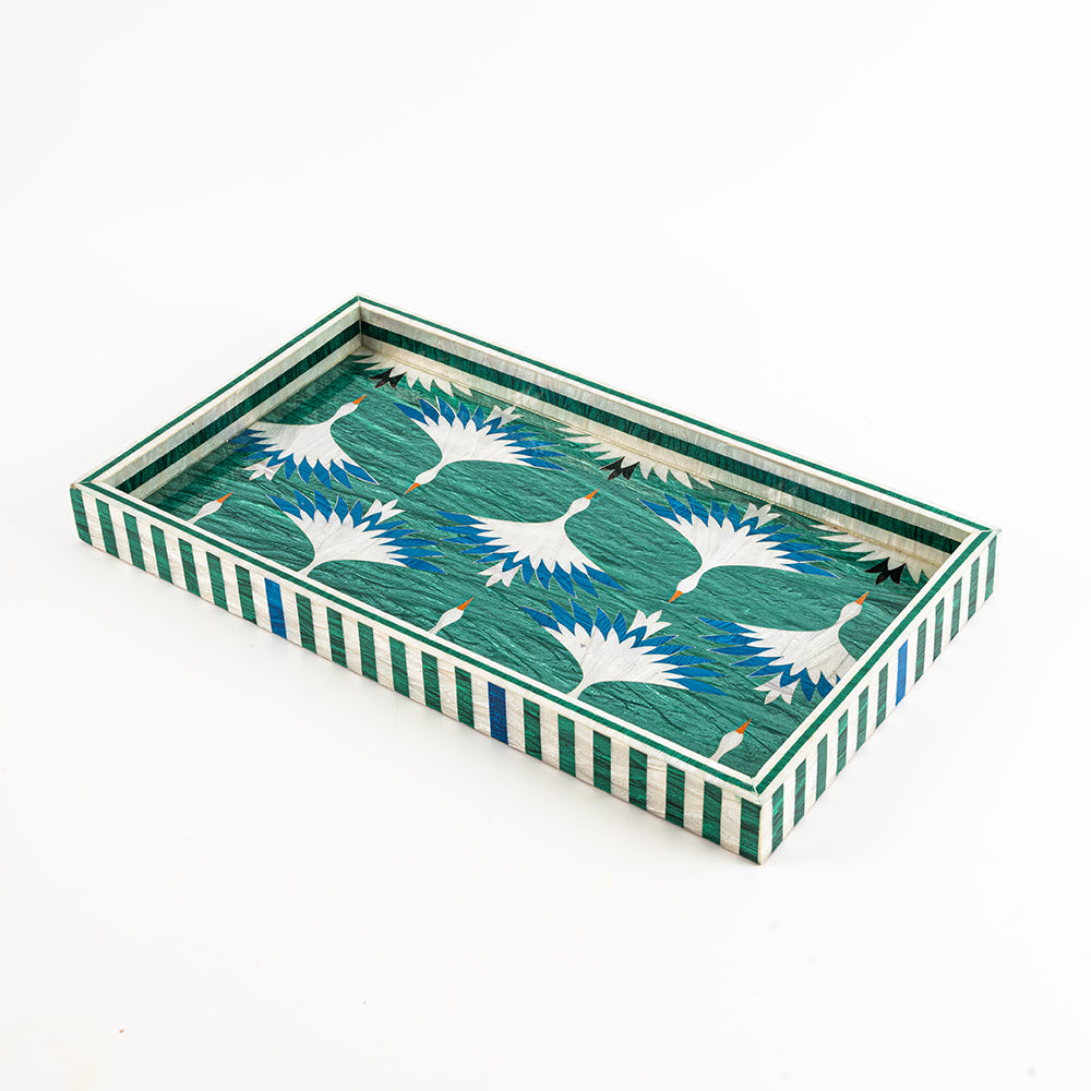 Pearl Swan Tray