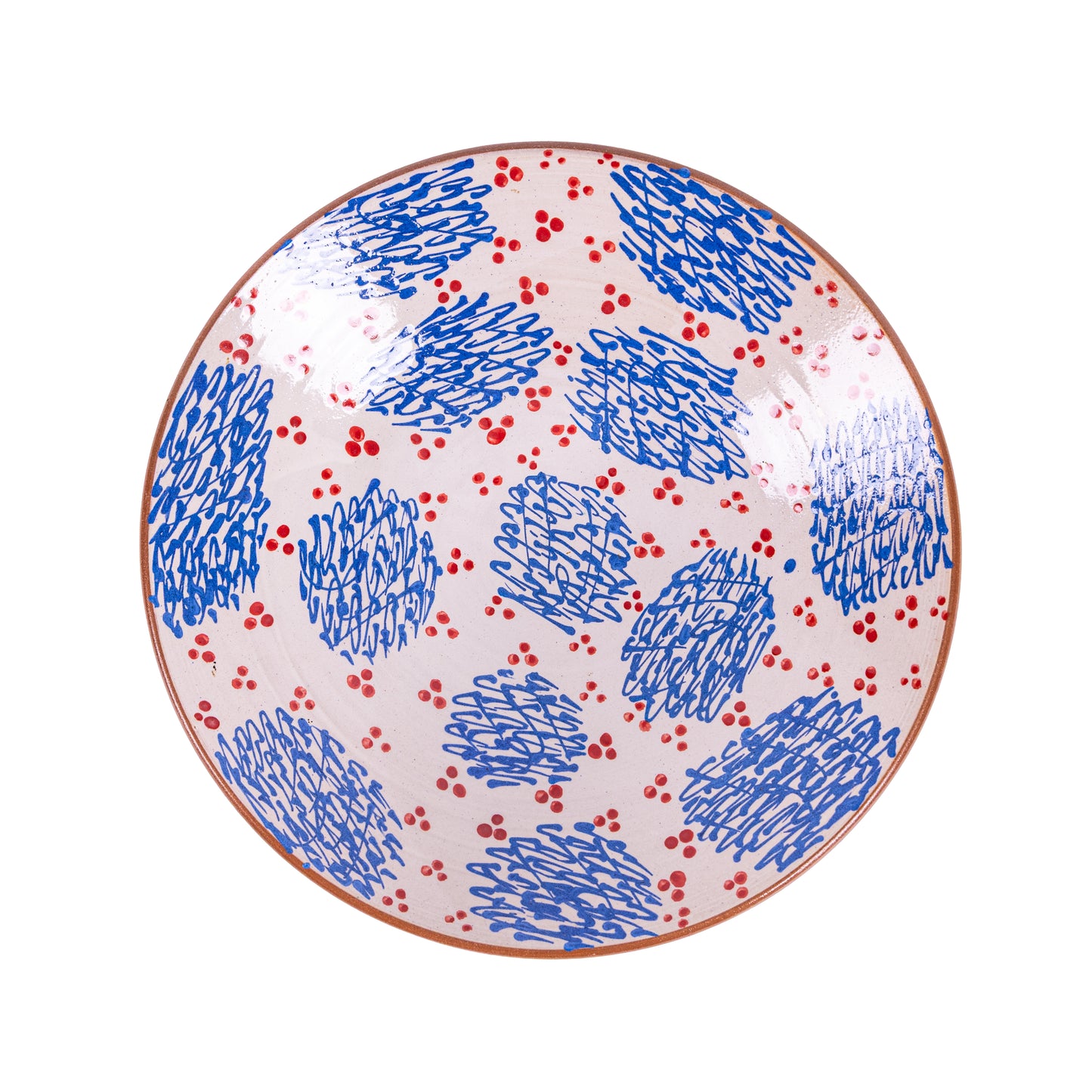 Indigo Confetti Plate