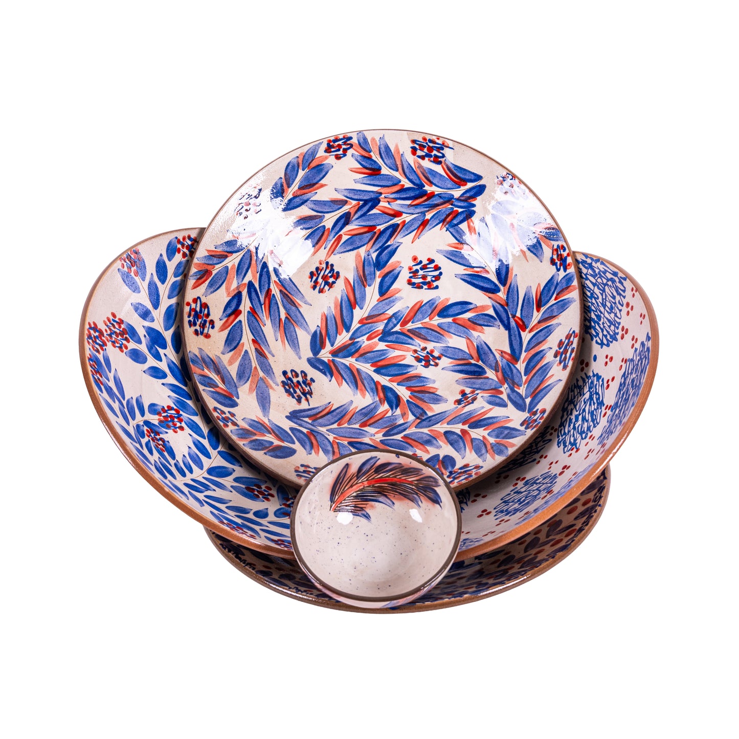 Indigo Confetti Plate