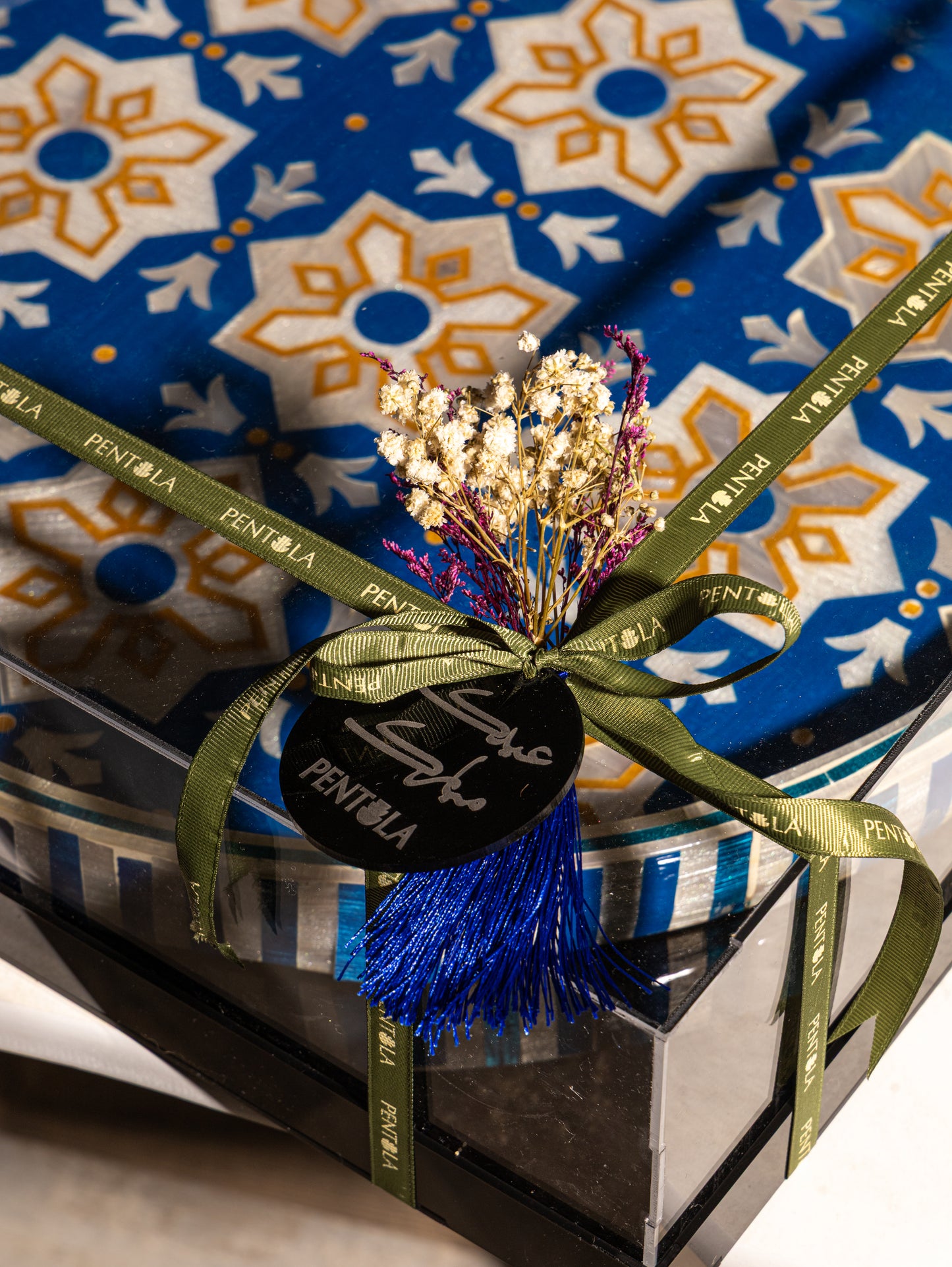 Azure Noor Tray (Gift/Neqsa)