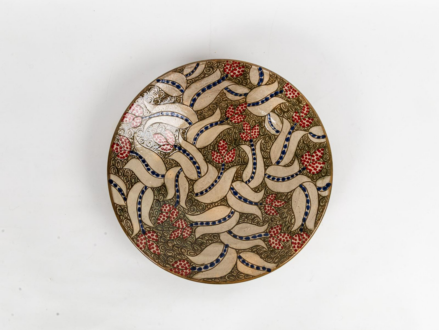 Golden Mosaic Plate