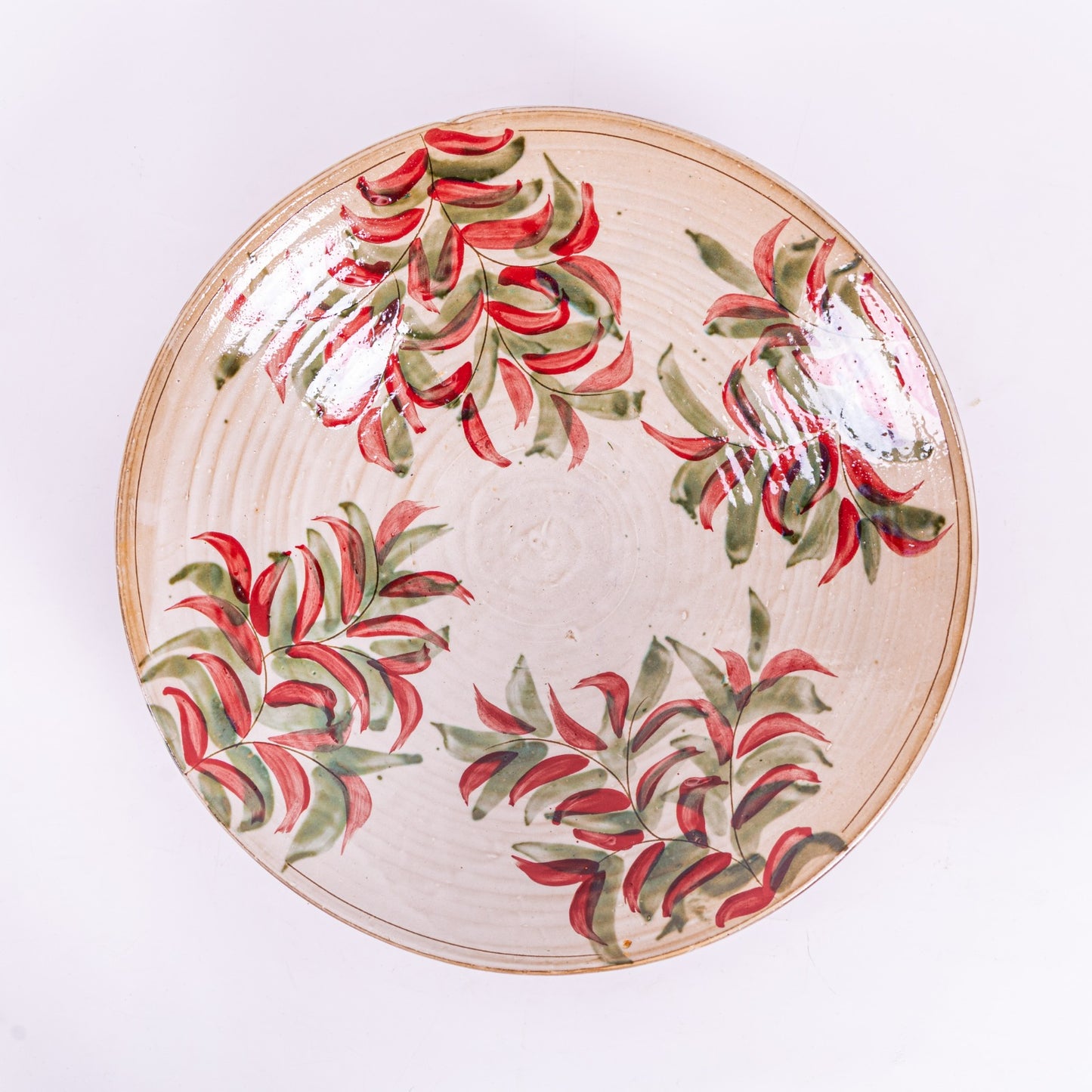 Scarlet Leaf Plate