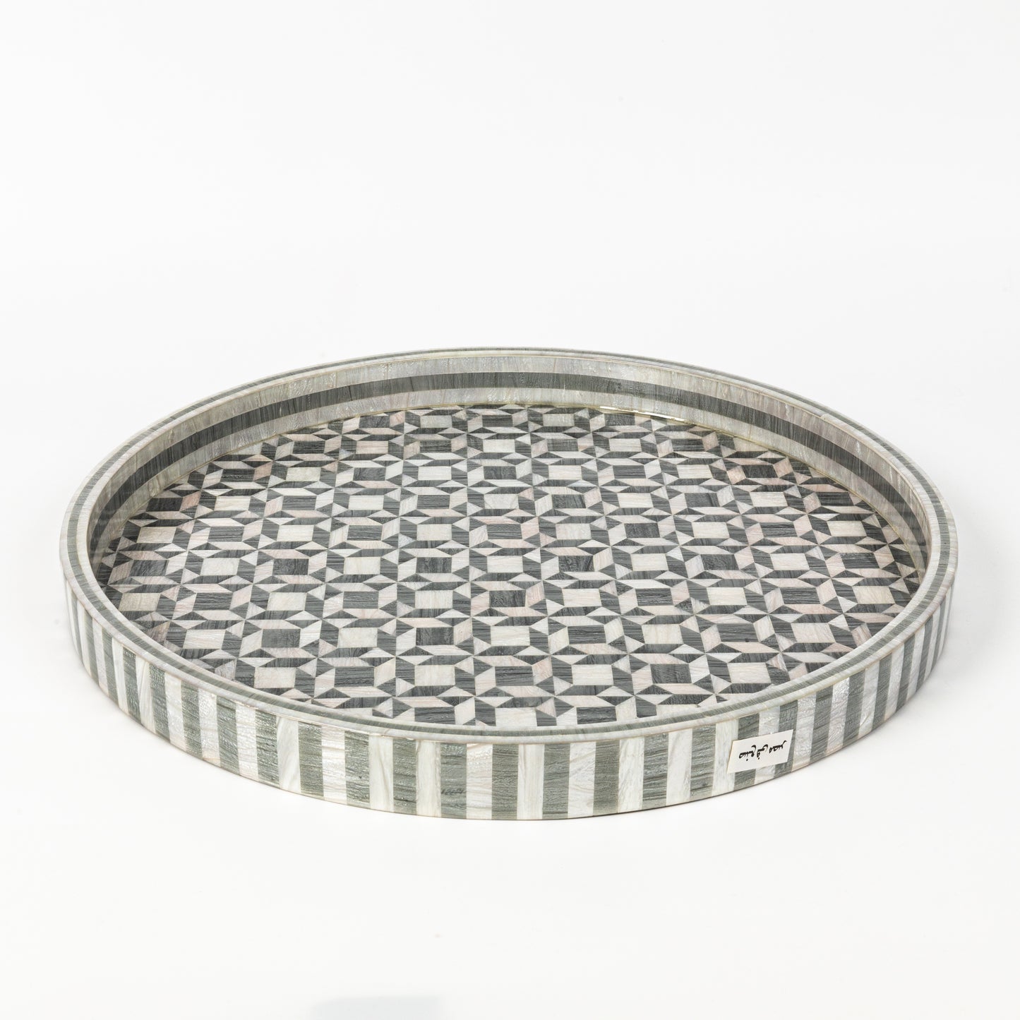 Grey Andalus Mosaic Tray (NEW)