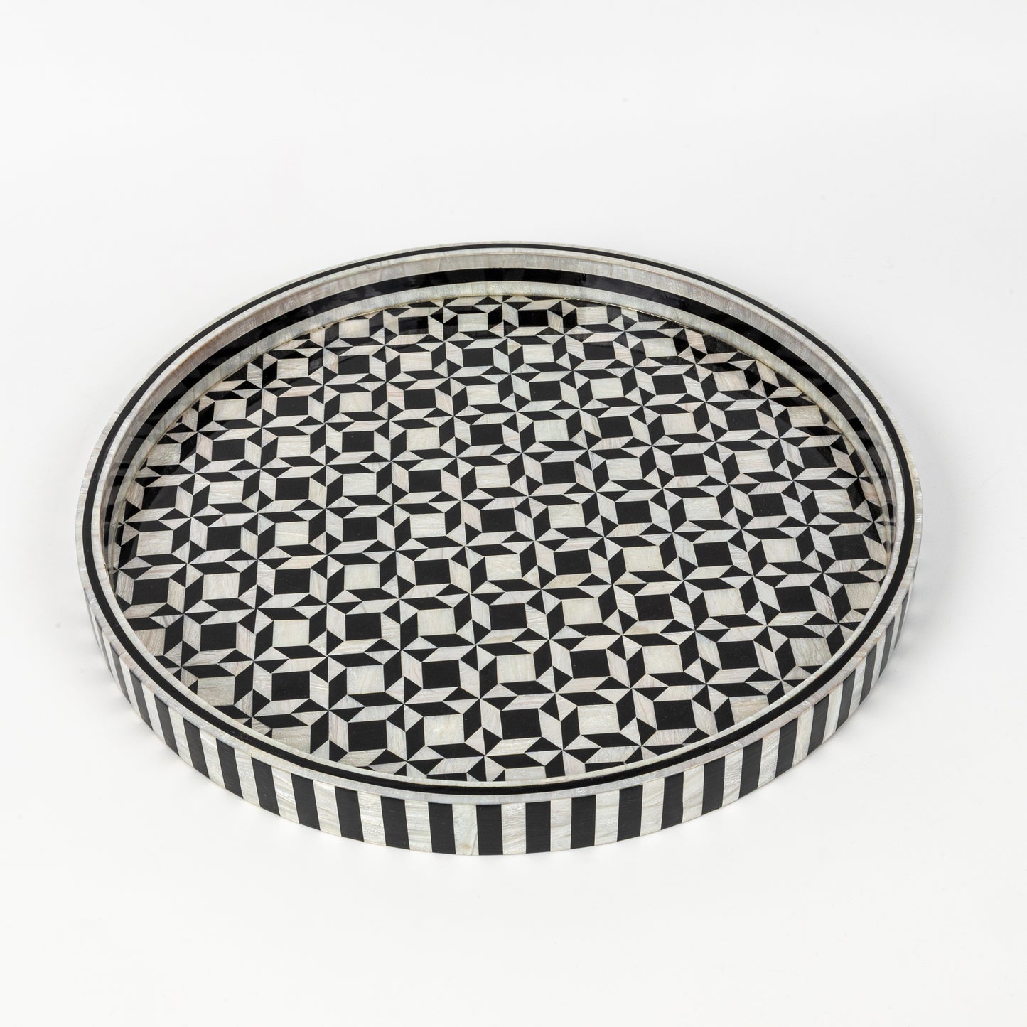 Black Andalus Mosaic Tray (NEW)