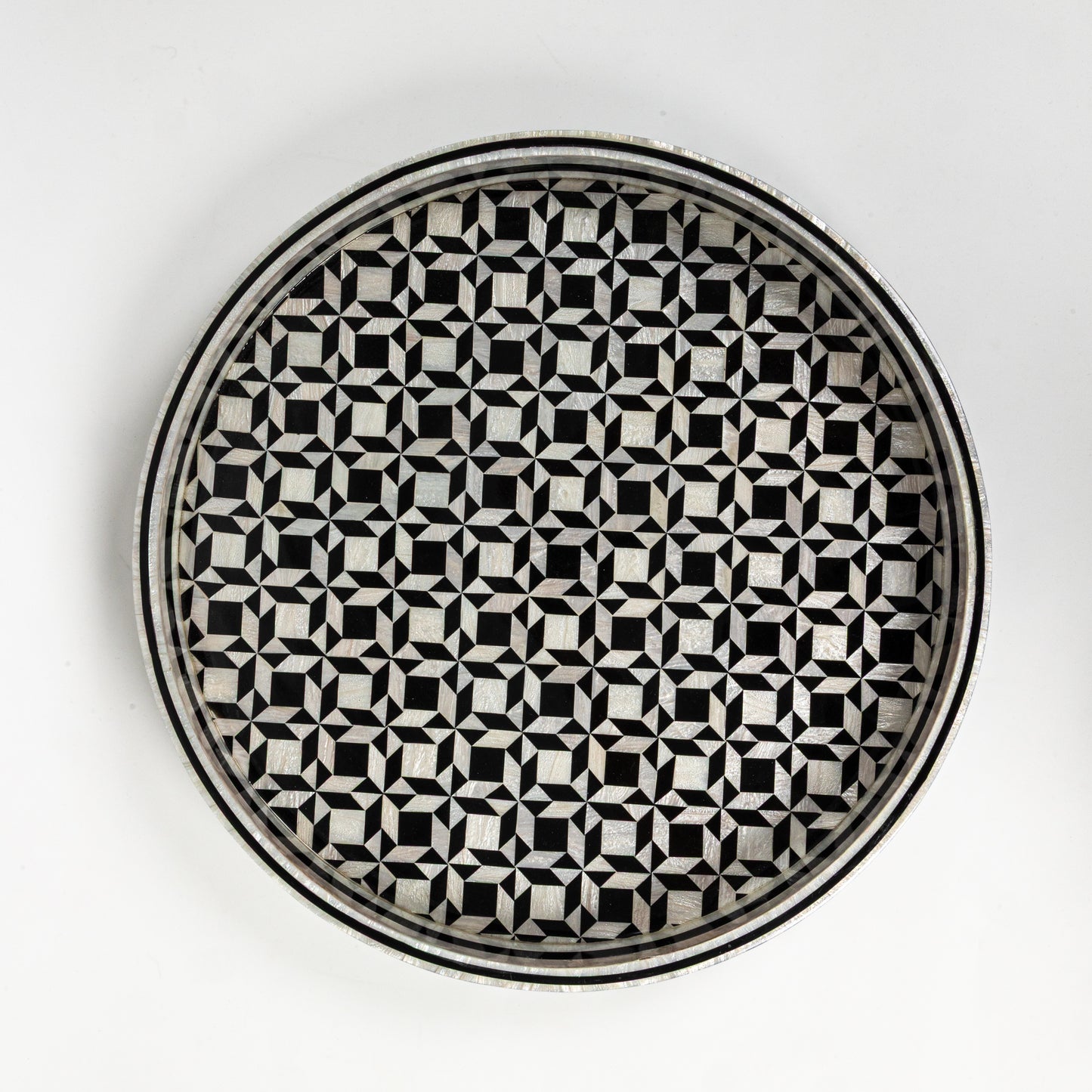 Black Andalus Mosaic Tray (NEW)