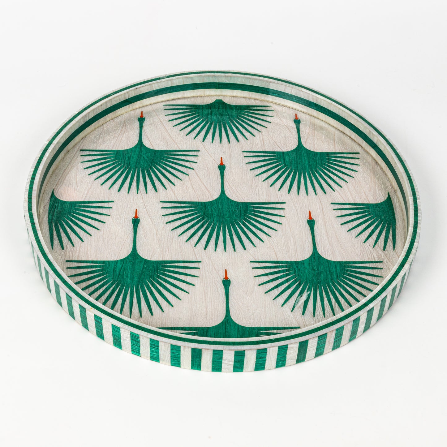 Emerald Swan Lune Tray (NEW)